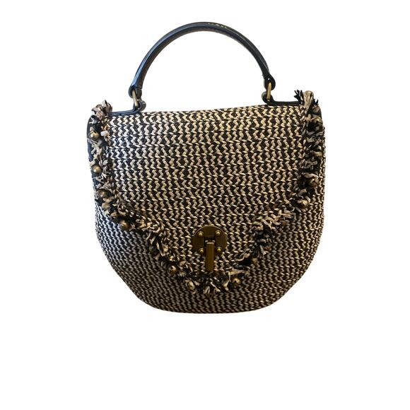 ERIC JAVITS Woven Handbag Purse - Picture 6 of 9